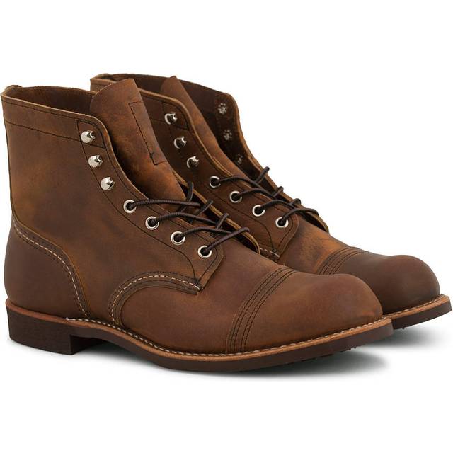 Men's Red Wing Shoes - 8085 MENS IRON RANGER COPPER ROUGH AND TOUGH - Brown - Size: 9