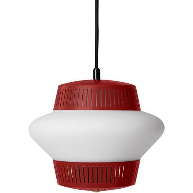 Warm Nordic Opal Arch Pendant Dark Red