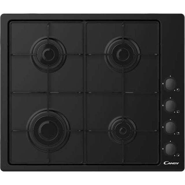 Candy CHW6LBB 60cm 4 Burner Gas Hob in Black