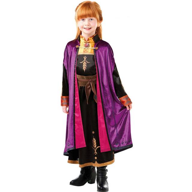 Disney, kostym för barn, "Anna" från "Frost 2" S färgglad