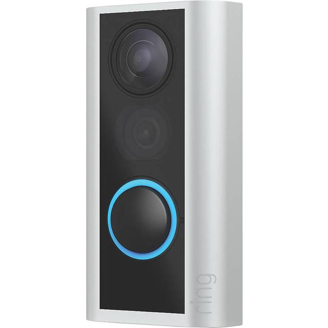 Ring Peephole Camera (Door View Cam) by Amazon | 34â55mm door thickness (Recommended version) | Wireless Doorbell Security Camera