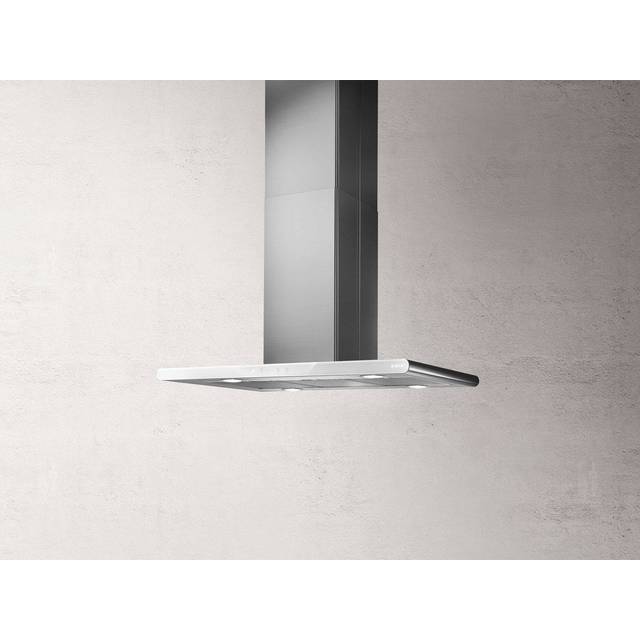 Elica GXY-ISL-LED-WH Galaxy island LED SS/white glass 900mm x 450mm