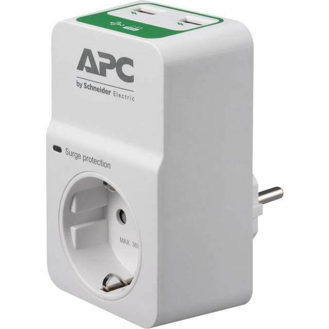 APC PM1WU2-GR surge protector White 1 AC outlet(s) 230 V