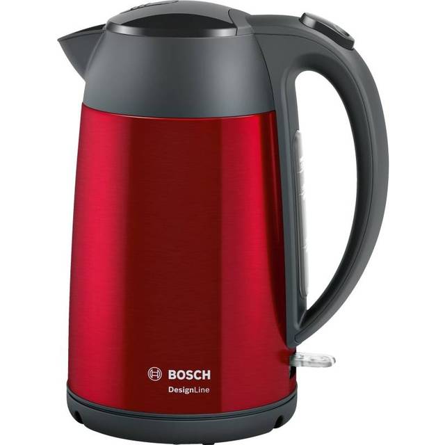 Bosch DesignLine TWK3P424 Vattenkokare, Röd, Svart, 1,7 L