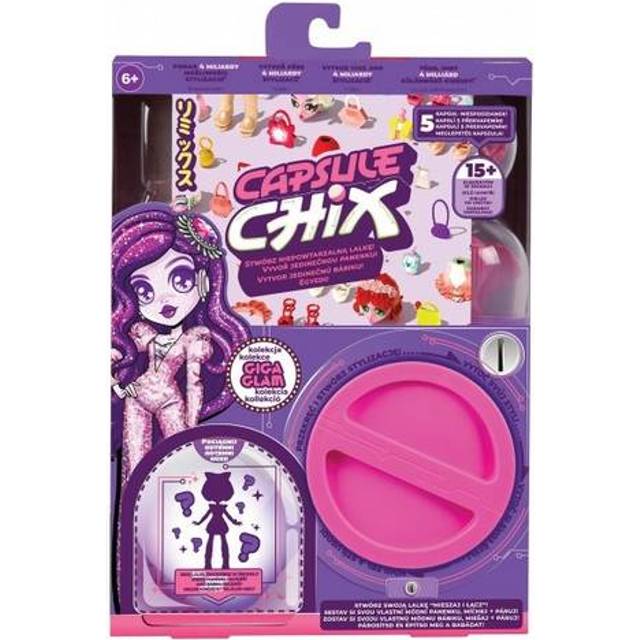 Capsule Chix Giga Glam Collection 4.5 inch Doll with Mix & Match Accessories