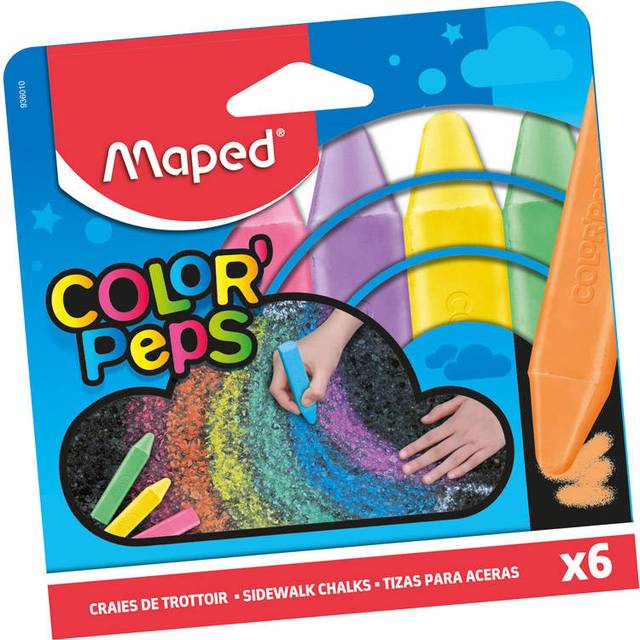 Maped Color'Peps Case of 6 Assorted Bright Colours
