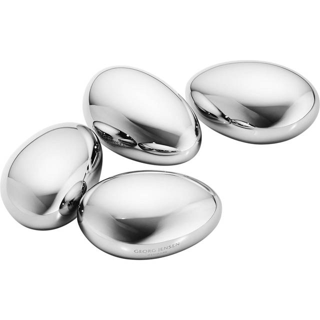 Georg Jensen Sky wiskeystenar 4-pack Rostfritt stål - Silverfärgad