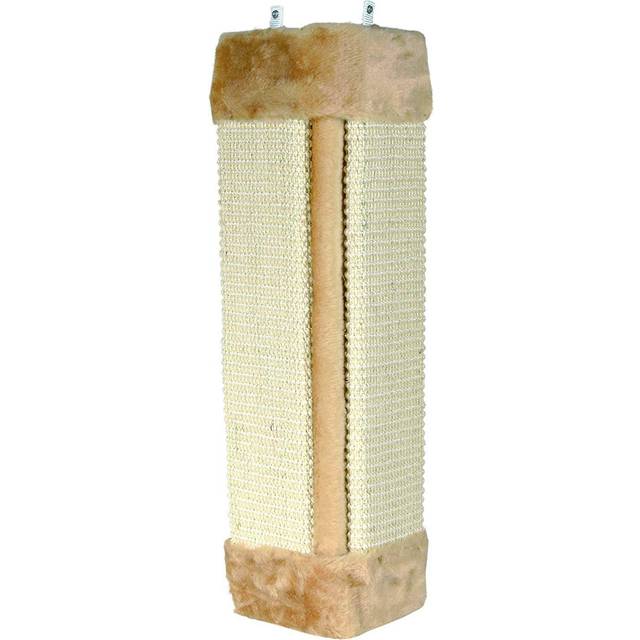Trixie 43191 klösbräda för rumshörn, 23 × 49 cm, natur/beige