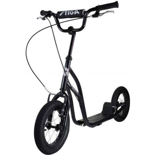 STIGA Sparkcykel Air Scooter för Barn och Vuxna, Med Handbromsar, Höjdjusterbar