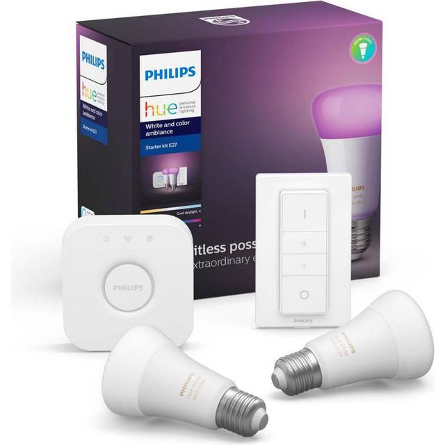 Philips Hue - White/Color Amb. Starter Kit 2 Bluetooth E27