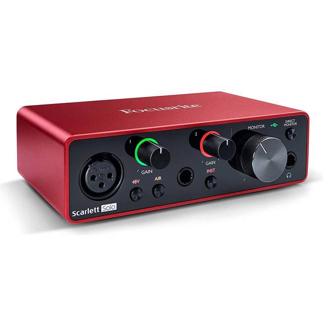 Focusrite Scarlett Solo (3rd Gen) Vocal Recording Pack
