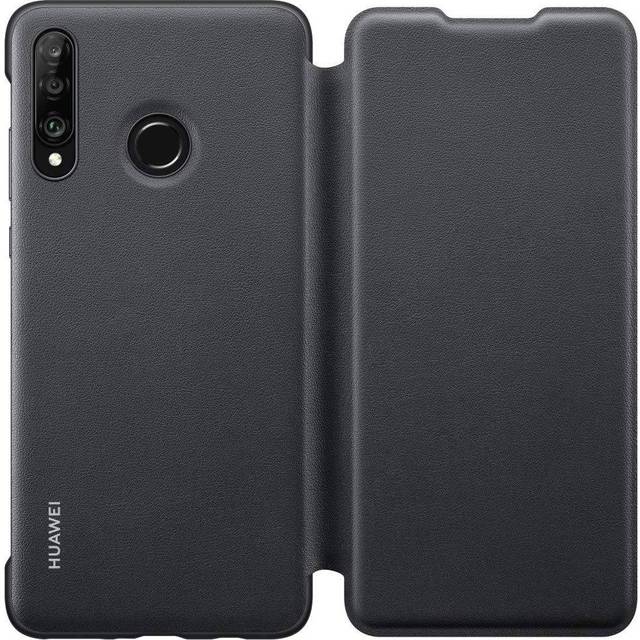 Huawei P30 Lite PU plånboksfodral (blå)