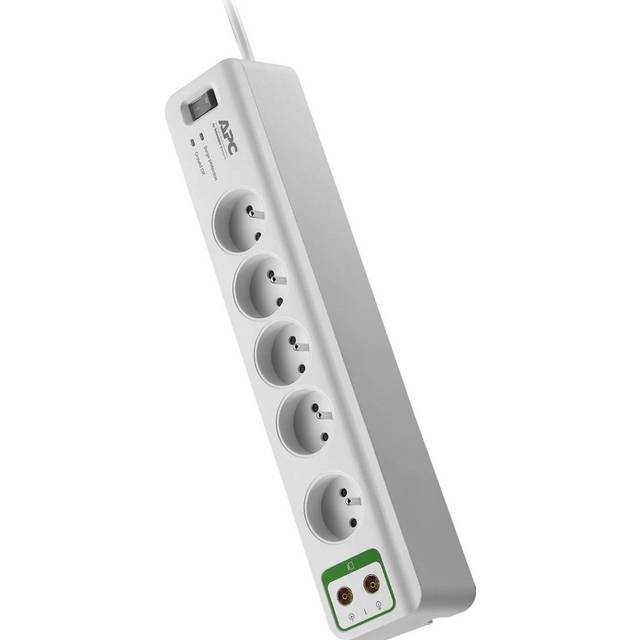 APC PM5V-FR surge protector White 5 AC outlet(s) 230 V 1.83 m