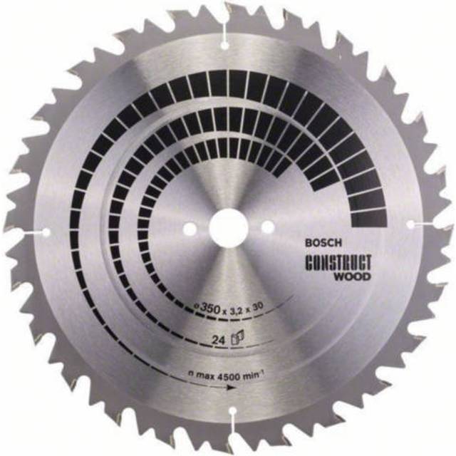 Bosch 2608640702 Construct Wood 350 x 30mm Circular Saw Blade 24T