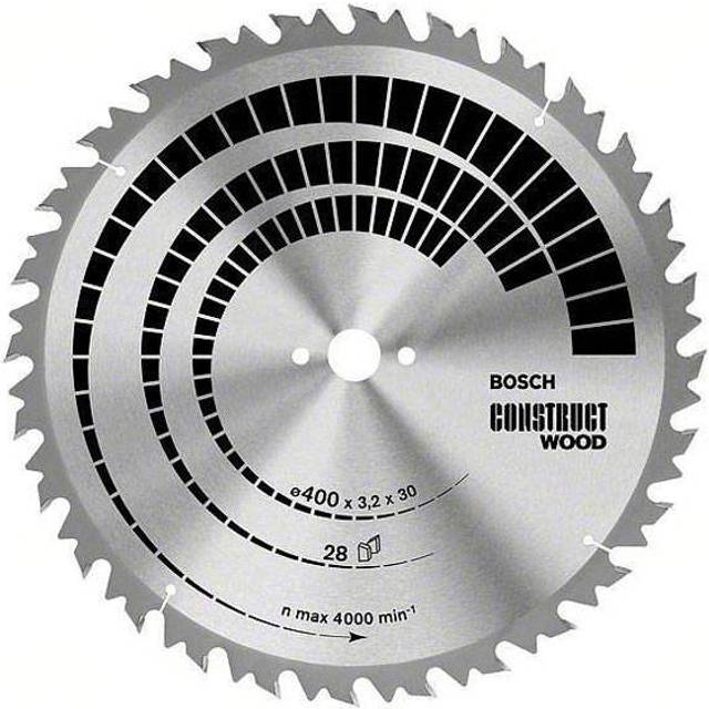 Bosch 2608640703 Construct Wood 400 x 30mm Circular Saw Blade 28T