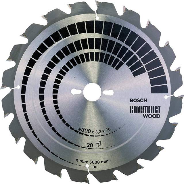Bosch 2608640690 Construct Wood 300 x 30mm Circular Saw Blade 20T