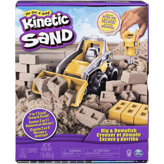 Spin Master Kinetic Sand Dig & Demolish Play Set