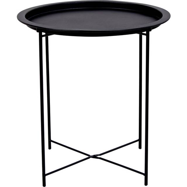 Steel side table House Nordic Bastia - Noir - 47x47x50 cm