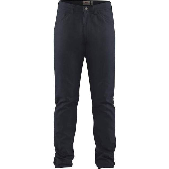 Fjallraven herr Greenland Canvas Jeans M Sport Byxor, Dark Navy, 44