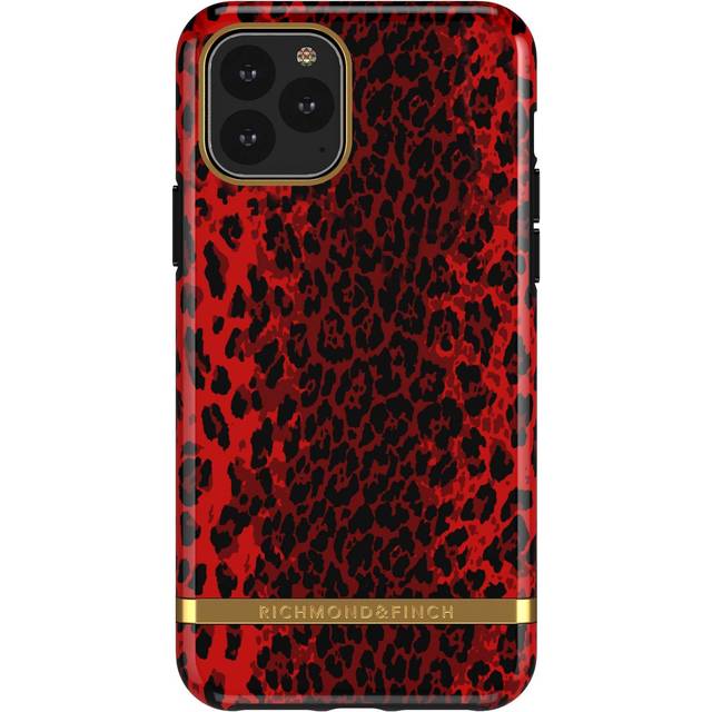 Richmond & Finch Red Leopard (iPhone 11 Pro Max) - Röd/Svart/