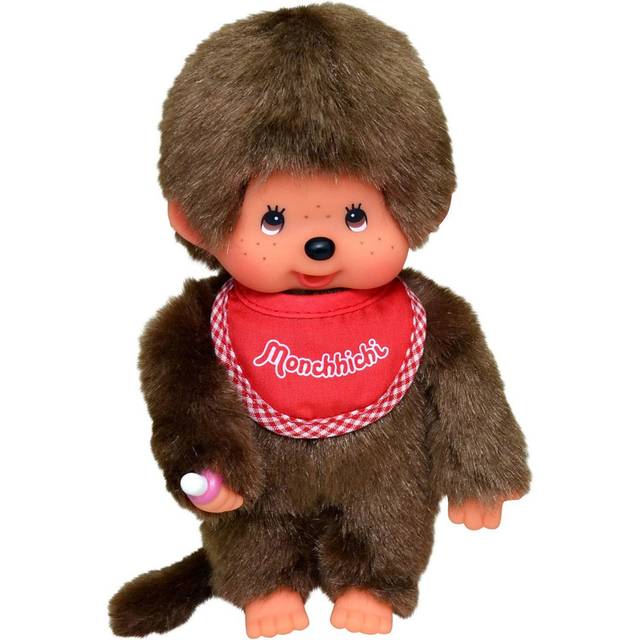 MONCHHICHI*20 cm Jongen met slab Rood