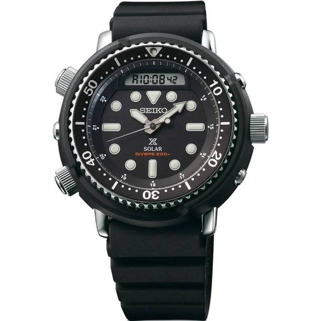 Seiko Prospex Arnie Black Rubber Solar Watch SNJ025P1
