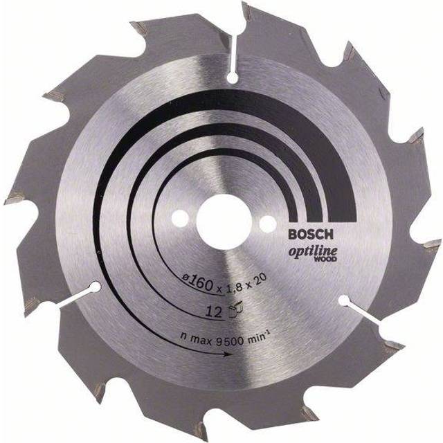 Bosch 2608641170 Optiline Wood 160 x 20mm Circular Saw Blade 12T