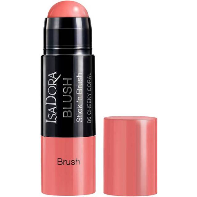 Isadora Blush Stick 'N Brush 7.2g - 06 Cheeky Coral (2g)
