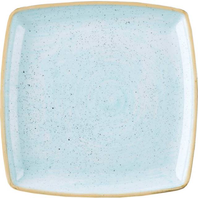 Churchill Stonecast Barley White Deep Square Plate - 26cm- you get 6