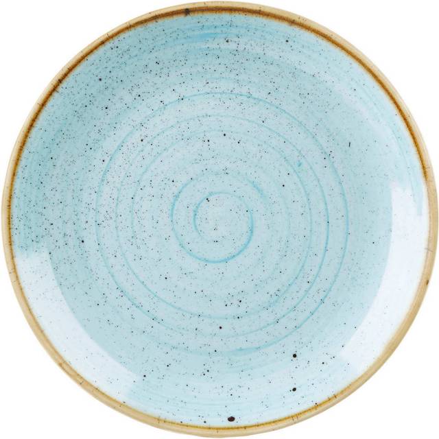 Churchill Stonecast Round Coupe Plates Samphire Green 260mm (Pack of 12)