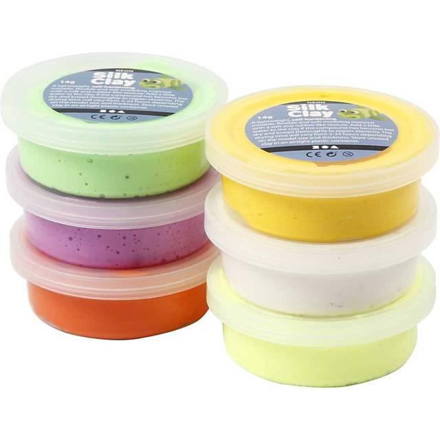 Silk Clay Modellera Vårfärger 6x14 g