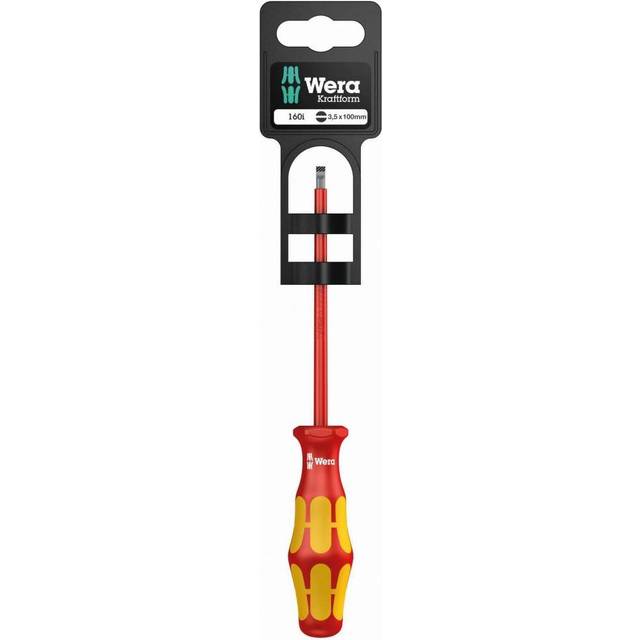 Wera 160 i SB VDE Kraftform Plus Slotted Screwdriver 3.5mm 100mm