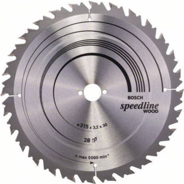 Bosch 2608640682 Speedline Wood 315 x 30mm Circular Saw Blade 28T