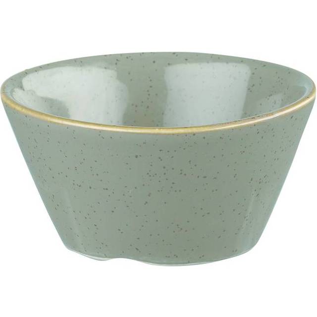 Churchill Stonecast X Squared Sauce Dish Peppercorn Grey 3oz