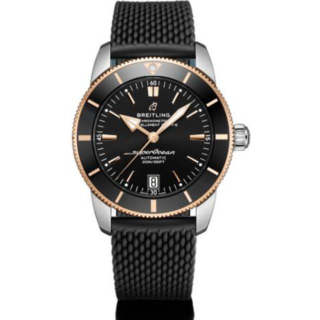 BREITLING Superocean Heritage B20 Automatic 46MM Black Dial Men's Watch AB2020121B1S1 - Blue - 46 mm