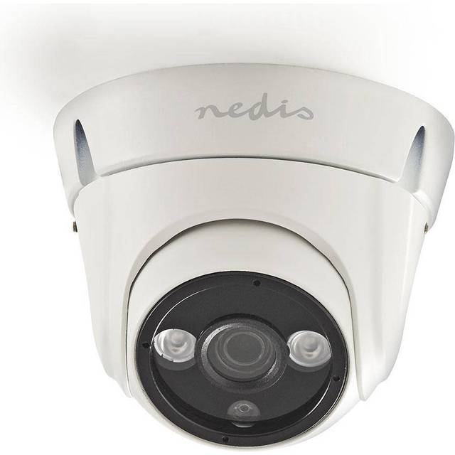 Nedis CCTV Security Camera Dome HD 720 AHD for DVR Systems Outdoor IP66 AHDCDW10WT
