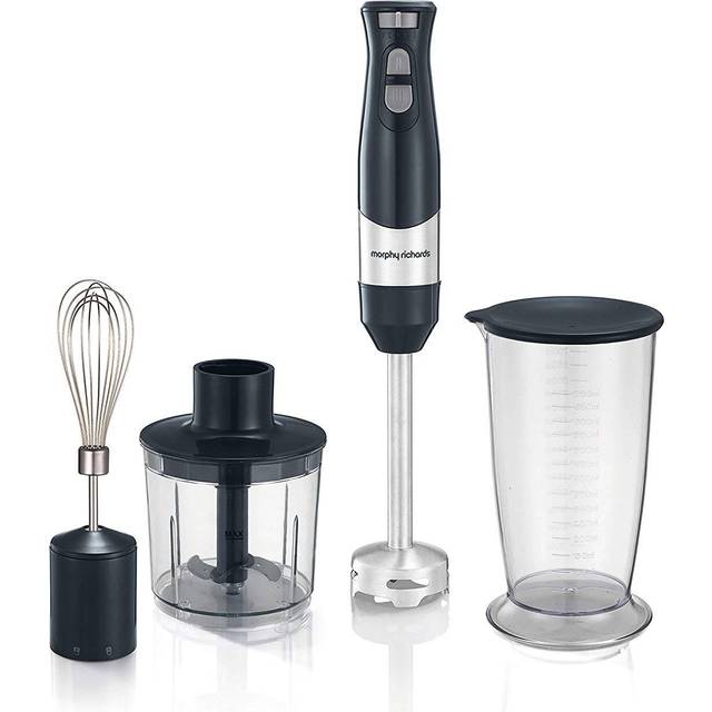 Morphy Richards 638197 Total Control Grey Hand Blender Set 600W - 63.5 x 63.5 x 38.9cm
