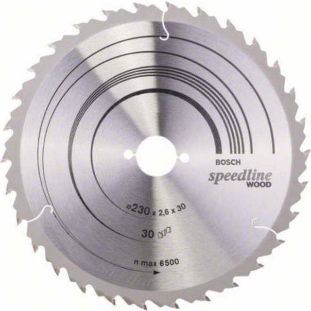 Bosch 230 x 30mm Speedline for Wood Circular Saw Blade 30T (2608640805)