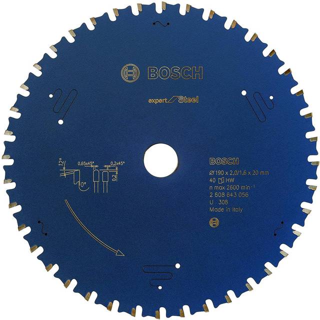 Bosch 2608643056 Circular Saw Blade Expert for Steel