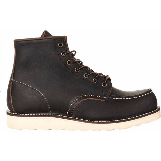 Men's Red Wing Shoes - 8849 MENS HERITAGE WORK 6INCH MOC TOEBLAKC PRAIRIE - Black - Size: 10