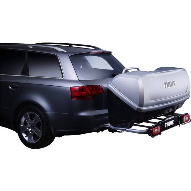 Thule BackUp - Lastbox för dragkroksmonterad hållare silver
