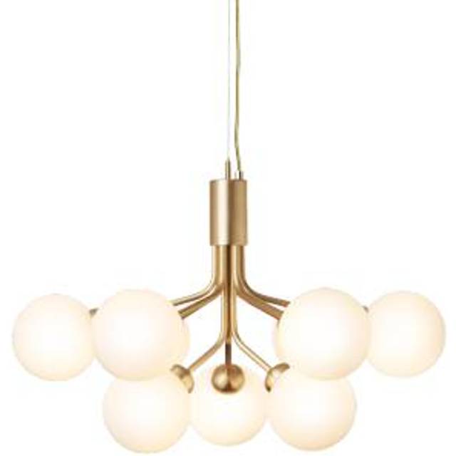 Nuura - Apiales 9 Chandelier Satin Black/Opal White