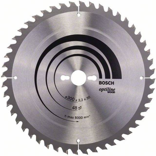 Bosch 2608640672 Optiline Wood 300 x 30mm Circular Saw Blade 48T