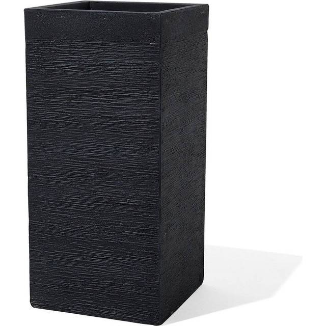 Plant Pot DION Ceramic 33 cm Black