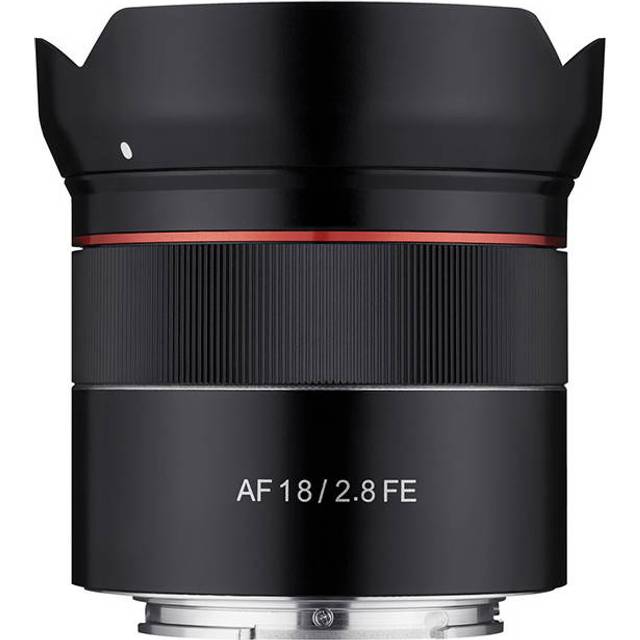 Samyang AF - Vidvinkelobjektiv - 18 mm - f/2.8 FE - Sony E-mount - för Sony Cinema Line; a VLOGCAM; a1; a1 II; a6700; a7 IV; a7C; a7C II; a7CR; a7R V