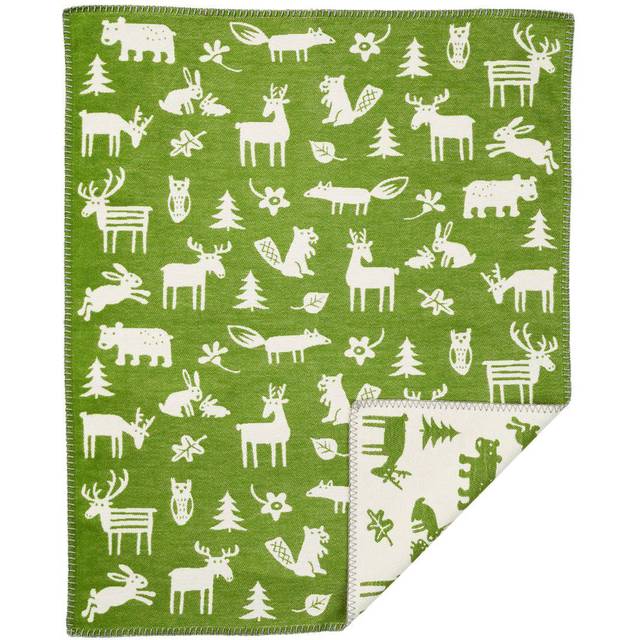 Klippan Yllefabrik Forest Filt Blå One Size  Blå  One Size  Unisex