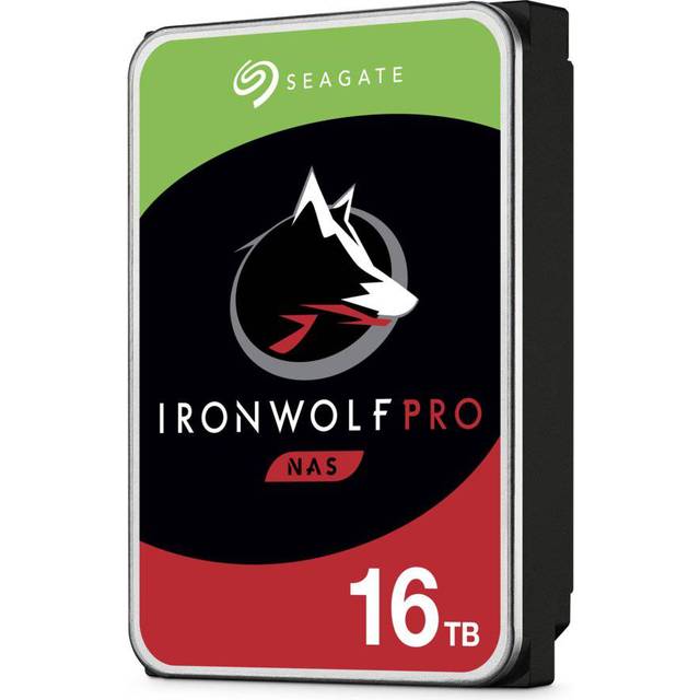 Seagate IronWolf Pro ST16000NE000 - Hårddisk - 16 TB - intern - 3,5" - SATA 6Gb/s - 7200 rpm - buffert: 256 MB OEM