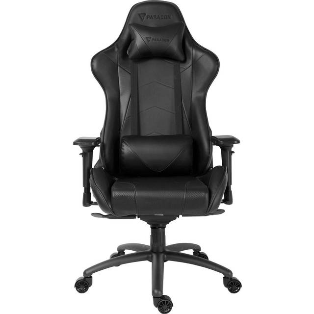 Paracon Knight Pro gamingstol inkl. nack- och svankkudde svart.