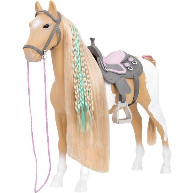 Our Generation Horse, bd38030z, Beige/White, 20-inch