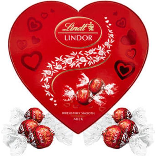 Lindt LINDOR Hjärta Chokladask Mjölkchoklad 200g
